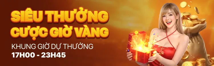 XO88 Siêu Thưởng Cược Giờ Vàng - Khung Giờ Dự Thưởng 17:00 - 23:45
