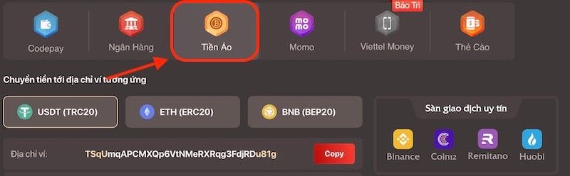XO88 Hướng dẫn cách thực hiện nạp/ rút tiền ảo tại Xo88