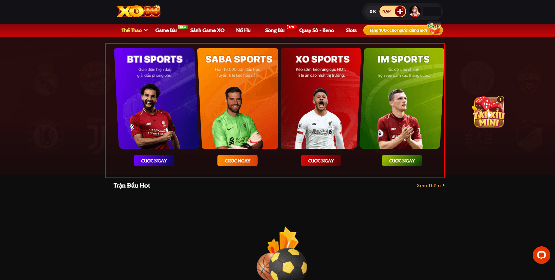 XO88 Chơi cá cược thể thao tại nhà cái XO88 - Hấp dẫn, dễ thắng